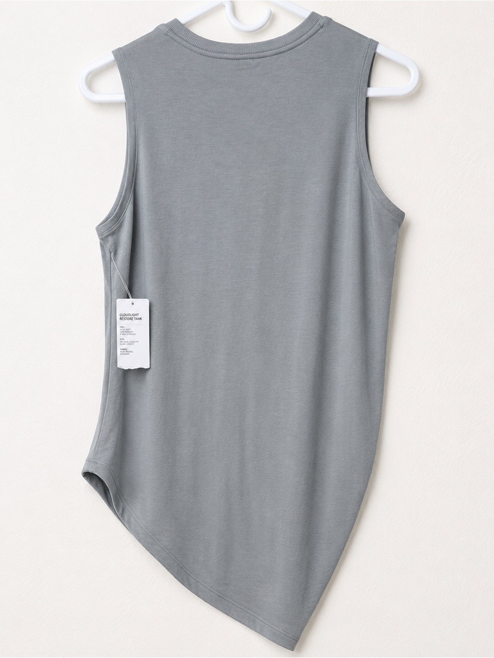 Athleta Cloudlight Restore Tank Fog Gray Modal Tunic Top Size S NWT - Picture 4 of 12